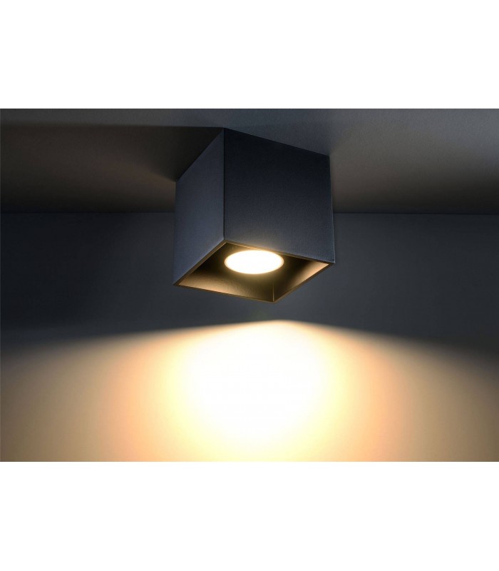 1 Light Surface Mounted Downlight Black, GU10 - 2