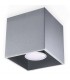 1 Light Surface Mounted Downlight Grey, GU10 - 1