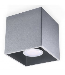 1 Light Surface Mounted Downlight Grey, GU10 - 1