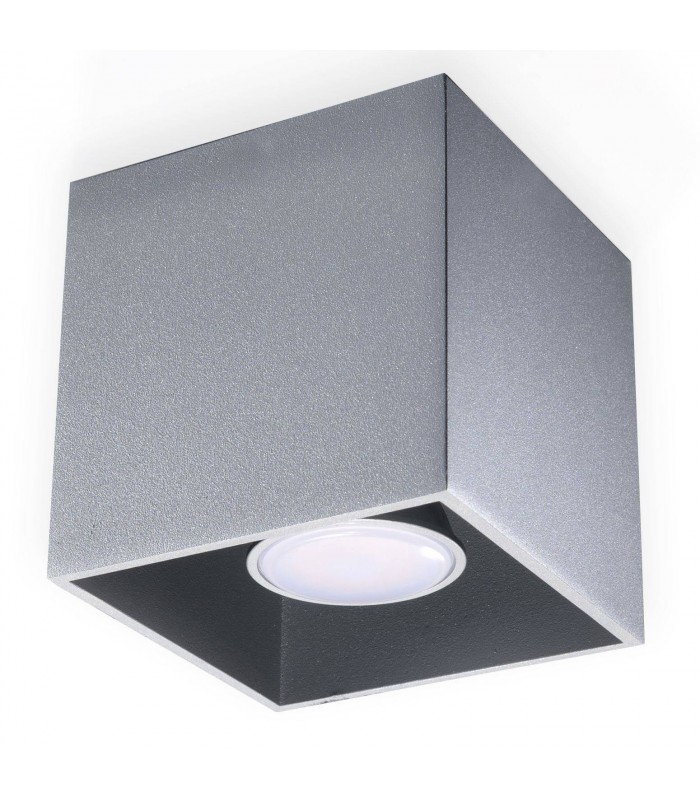 1 Light Surface Mounted Downlight Grey, GU10 - 1