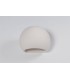 1 Light Ceramic Flush Wall Light White, E27 - 2
