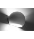 1 Light Ceramic Flush Wall Light White, E27 - 3