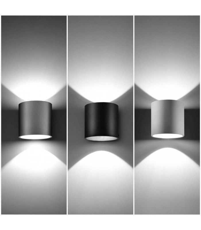 1 Light Up Down Wall Light Grey, G9 - 3