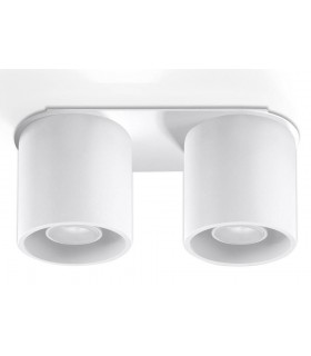 2 Light Suface Mounted Downlight White, GU10 - 1