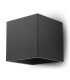 1 Light Up Down Wall Light Black, G9 - 1