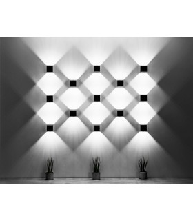 1 Light Up Down Wall Light Black, G9 - 2