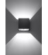 1 Light Up Down Wall Light Black, G9 - 5