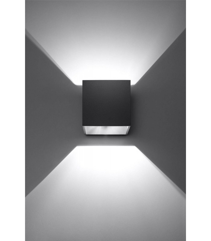 1 Light Up Down Wall Light Black, G9 - 5