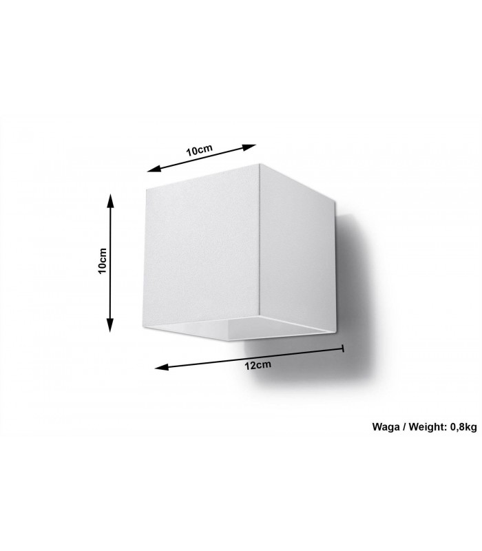 1 Light Up Down Wall Light White, G9 - 5