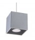 1 Light Ceiling Pendant Grey, GU10 - 1
