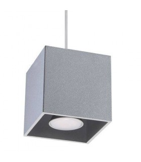 1 Light Ceiling Pendant Grey, GU10 - 1