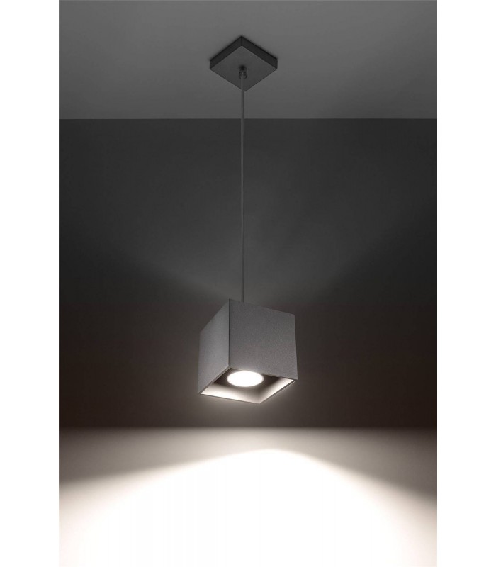1 Light Ceiling Pendant Grey, GU10 - 4