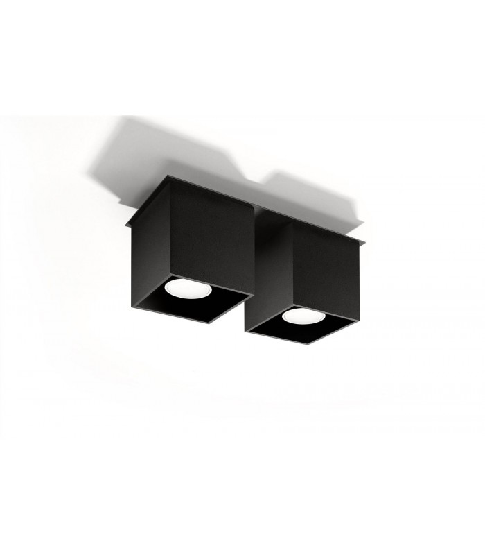 2 Light Suface Mounted Downlight Black, GU10 - 3