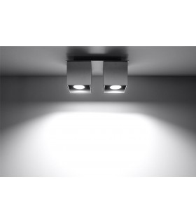2 Light Suface Mounted Downlight Grey, GU10 - 2