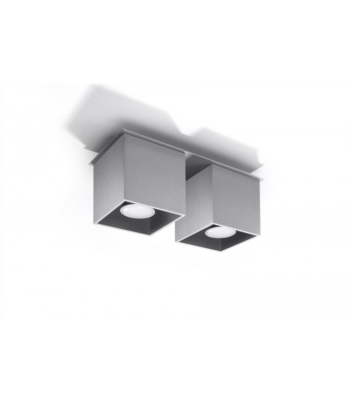 2 Light Suface Mounted Downlight Grey, GU10 - 3