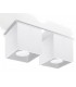 2 Light Suface Mounted Downlight White, GU10 - 1