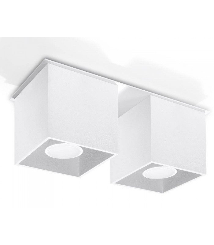 2 Light Suface Mounted Downlight White, GU10 - 1