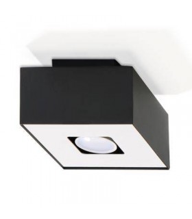 1 Light Suface Mounted Downlight Black & White, GU10 - 1
