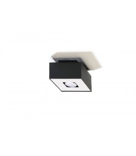1 Light Suface Mounted Downlight Black & White, GU10 - 2