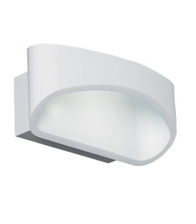 1 Light Indoor Wall Light Matt White - 1