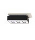 3 Light Flush Ceiling Light Black & White, GU10 - 4