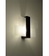 1 Light Flush Wall Light Black, E27 - 4