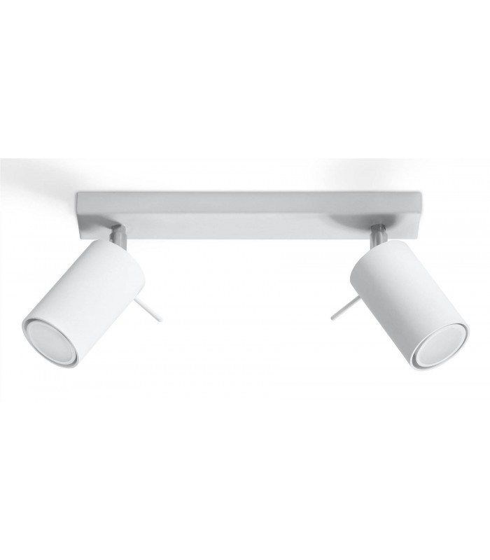 2 Light Spotlight Bar White, GU10 - 1