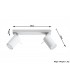 2 Light Spotlight Bar White, GU10 - 4