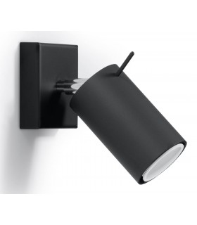 1 Light Wall Spotlight Black, GU10 - 1