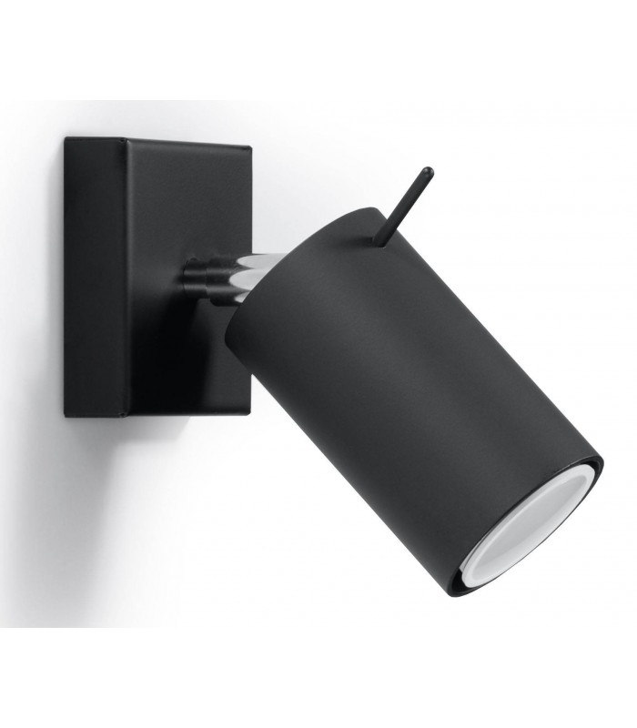 1 Light Wall Spotlight Black, GU10 - 1