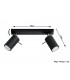 2 Light Spotlight Bar Black, GU10 - 4