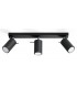 3 Light Spotlight Bar Black, GU10 - 1