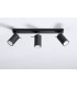 3 Light Spotlight Bar Black, GU10 - 2
