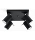 4 Light Spotlight Cluster Black, GU10 - 1