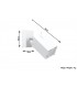 1 Light Wall Spotlight White, GU10 - 3