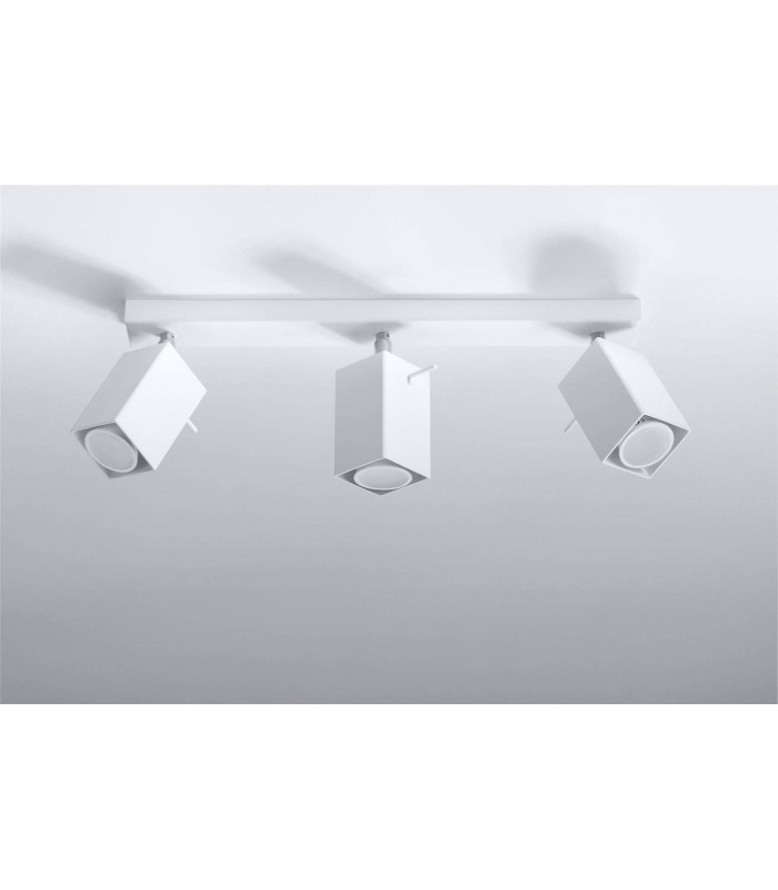 3 Light Spotlight Bar White, GU10 - 3