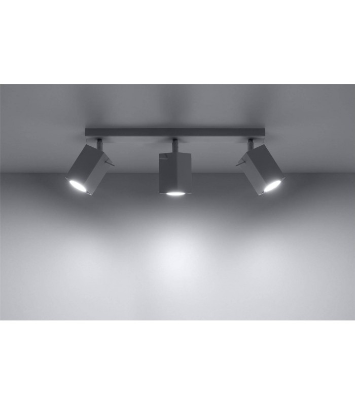 3 Light Spotlight Bar White, GU10 - 4