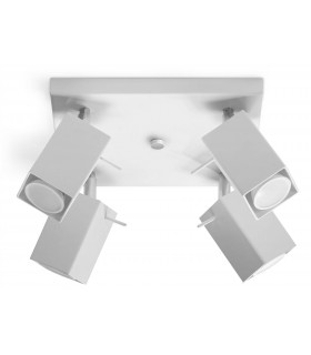 4 Light Spotlight Bar White, GU10 - 1
