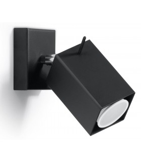 1 Light Wall Spotlight Black, GU10 - 1
