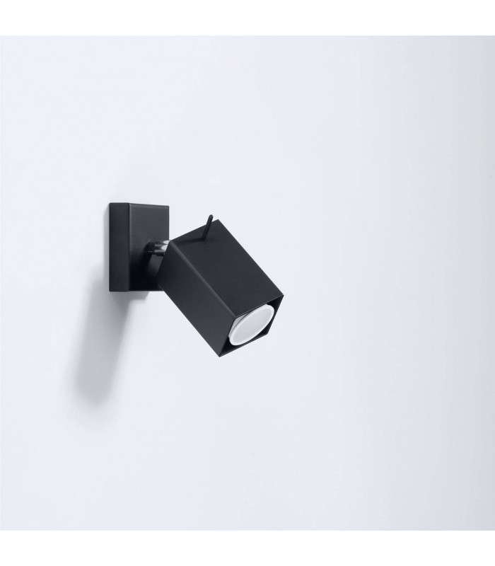 1 Light Wall Spotlight Black, GU10 - 4