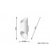 1 Light Up Down Wall Light White, G9 - 3
