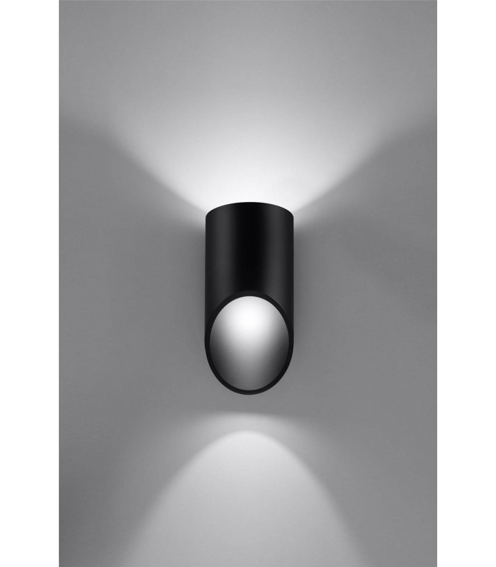 1 Light Up Down Wall Light Black, G9 - 3