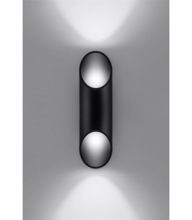 1 Light Up Down Wall Light Black, G9 - 2