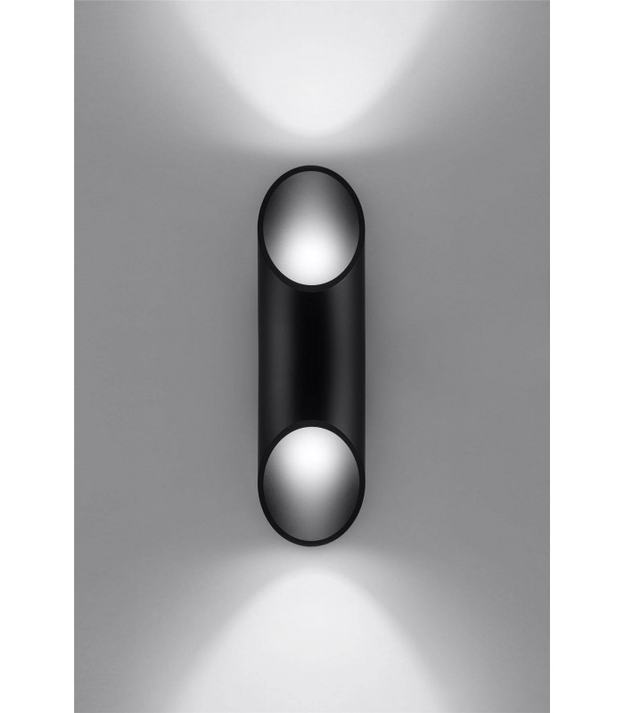 1 Light Up Down Wall Light Black, G9 - 2