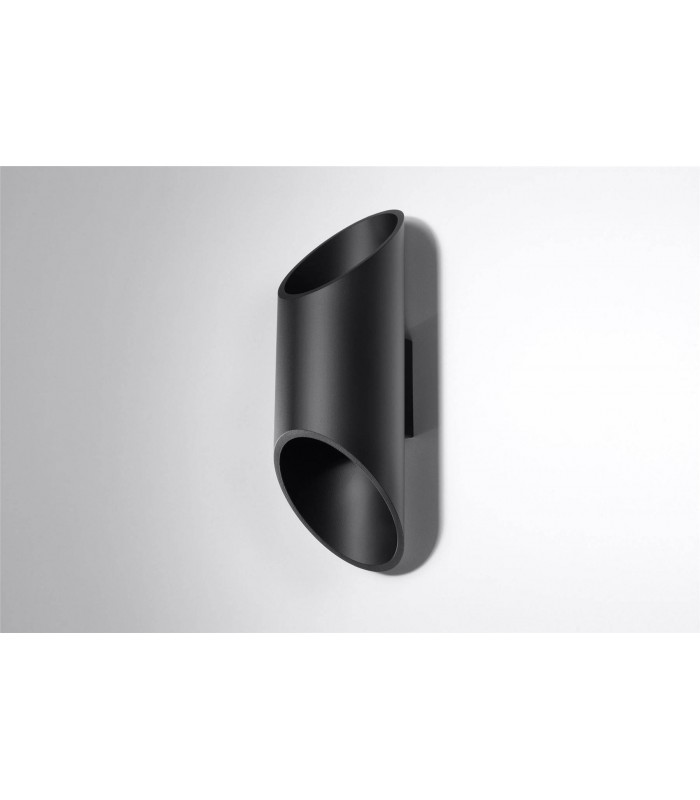 1 Light Up Down Wall Light Black, G9 - 3