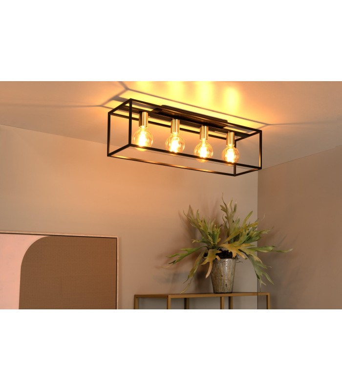 Ruben Modern Bar Flush Ceiling Light-4