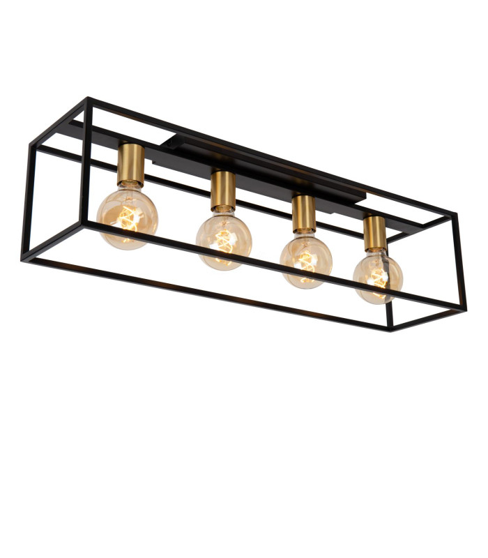 Ruben Modern Bar Flush Ceiling Light-6