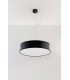 3 Light Round Ceiling Pendant Black, E27 - 2