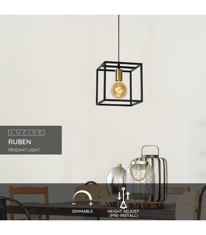 Ruben Modern Cube Pendant Light-2