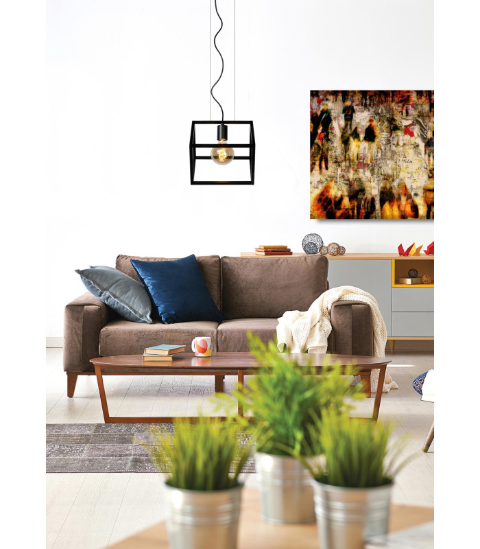 Fabian Modern Cube Pendant Light-4